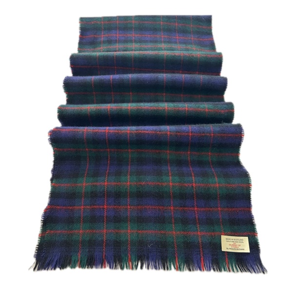 Like New Ingles Buchan Pure Wool Tartan Scarf Murray of Atholl Modern - Picture 10 of 12